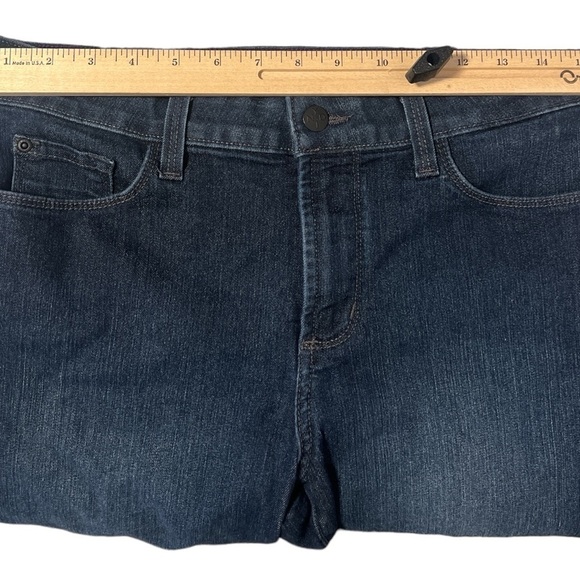 NYDJ Lift Tuck Technology Dark Wash Bootcut Jeans Made in America Size 10 EF2 - Picture 4 of 6